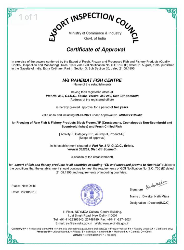 Export Certificate 01